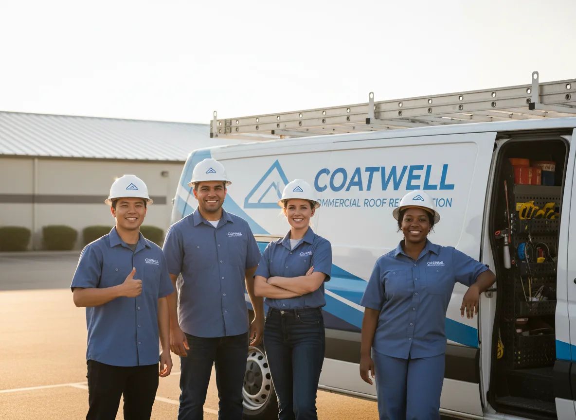 Commercial roof coating company in Flushing, OH